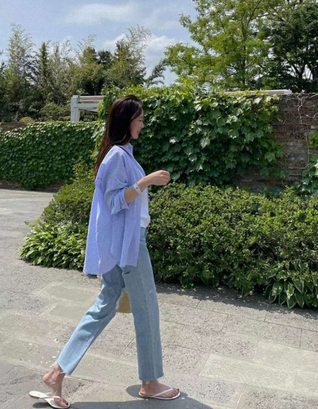 L@BOR-레이버-T東大門㊣實拍女士新品休閑人氣熱賣牛仔褲L@BOR牛仔褲