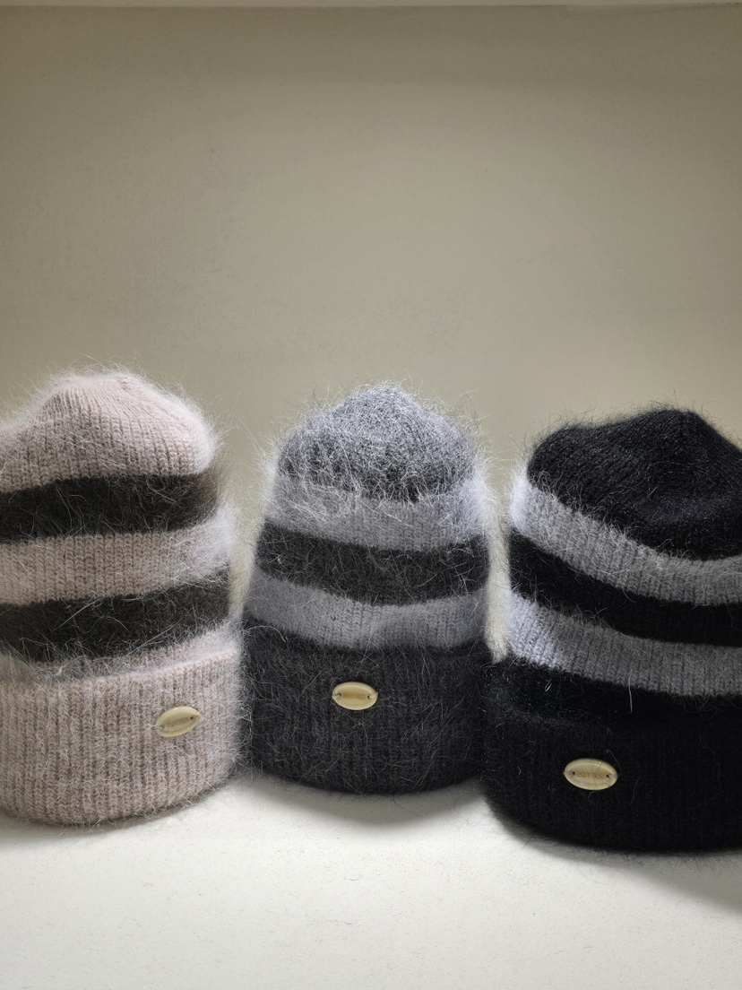 LIKEVAM東大門㊣代購女士新款人氣休閑25秋冬推薦帽子安哥拉LIKEVAM帽子