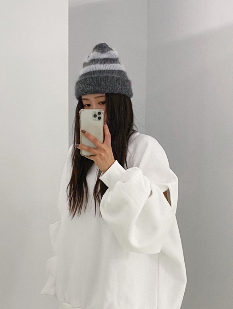 LIKEVAM東大門㊣代購女士新款人氣休閑25秋冬推薦帽子安哥拉LIKEVAM帽子