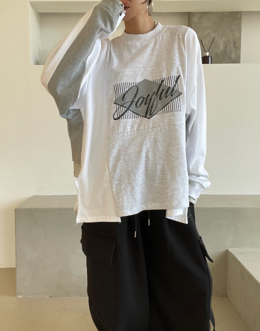 REIZ韓國直郵㊣女裝新品25秋冬推薦時尚休閑熱賣真品長袖T恤REIZ長袖T恤