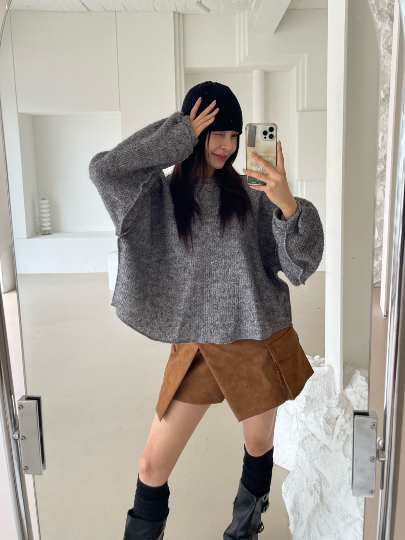 REIZ東大門㊣實拍女裝新款時尚人氣職業真品推薦熱賣針織衫REIZ針織衫圖色2