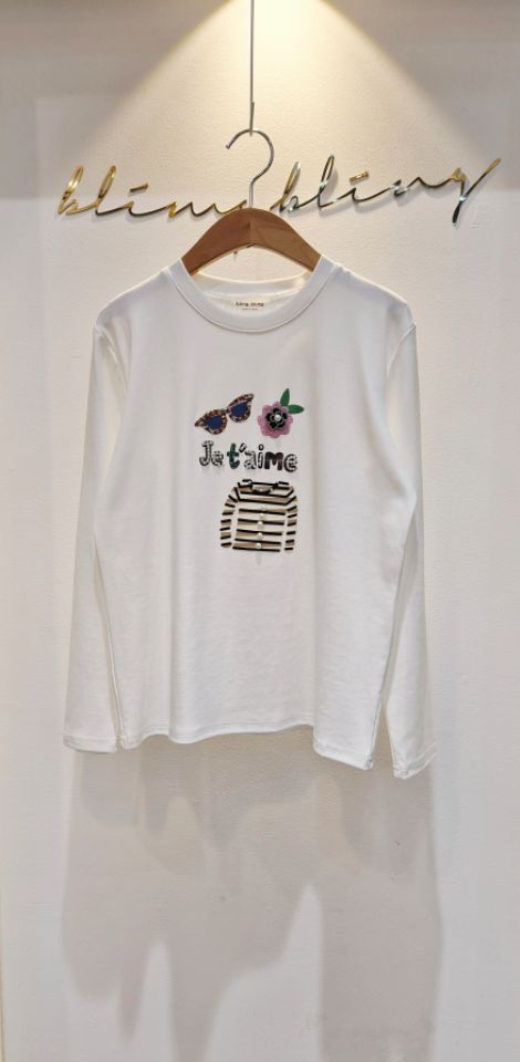 BLING BLING-S韓國代購㊣女士新品時尚真品職業推薦長袖T恤BLING BLING-S長袖T恤圖色1
