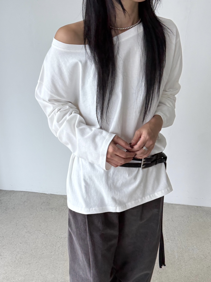 TAUPE韓國直郵㊣女裝新品真品時尚人氣職業休閑25秋冬長袖T恤TAUPE長袖T恤