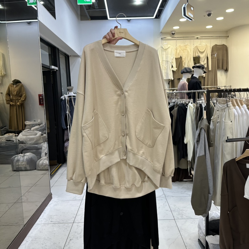 IN KIRA東大門㊣實拍女士新款25秋冬時尚休閑真品夾克開衫IN KIRA夾克圖色1