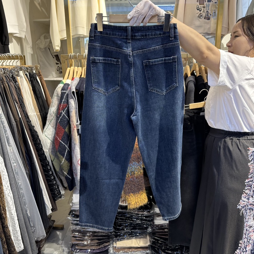 COCO HOLIC東大門㊣實拍女士新款職業25秋冬真品人氣牛仔褲COCO HOLIC牛仔褲