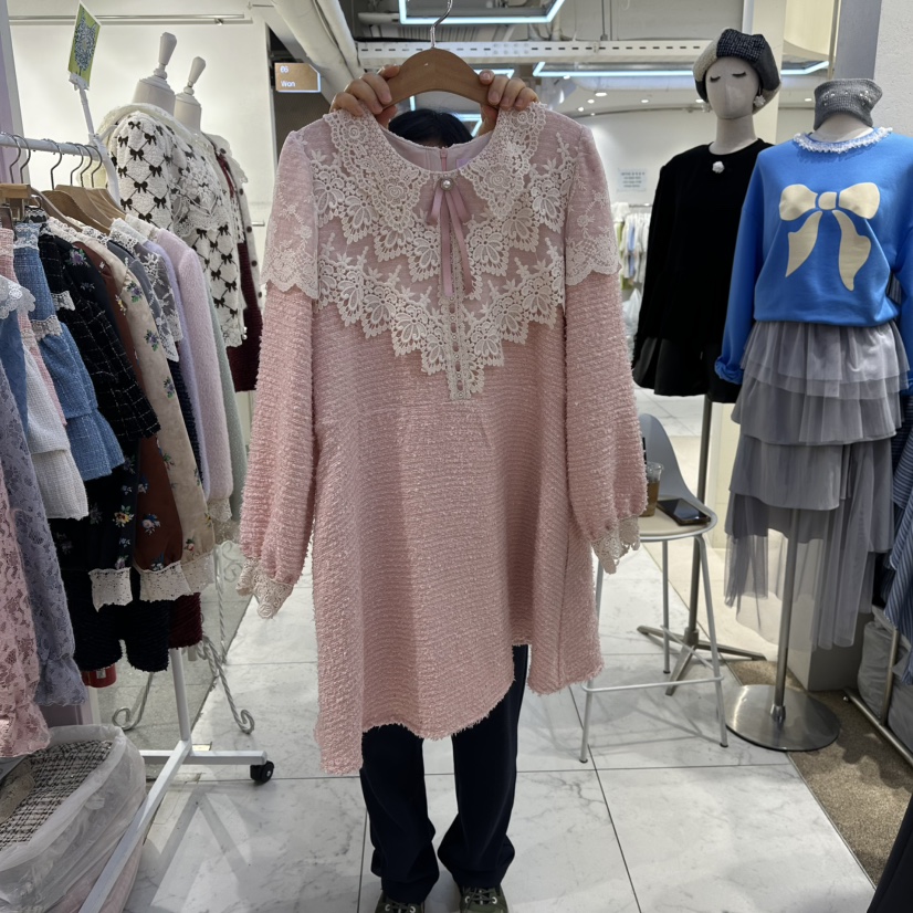 MS韓國代購㊣女士新款時尚真品人氣休閑25秋冬推薦熱賣連衣裙MS連衣裙