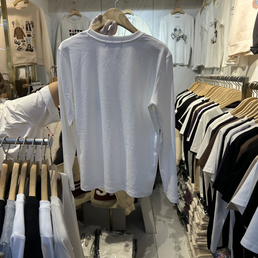 COCO HOLIC東大門㊣實拍女士新品25秋冬職業人氣推薦長袖T恤COCO HOLIC長袖T恤