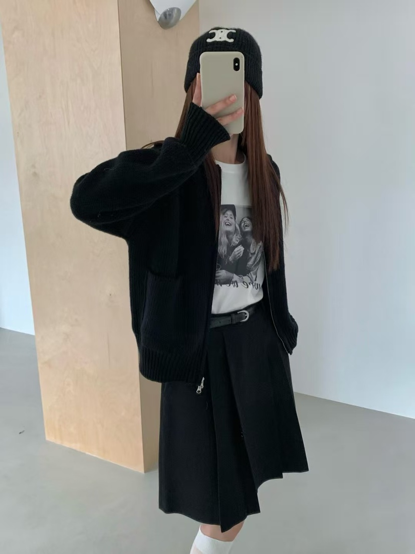 ANOU韓國直郵㊣女士新款25秋冬人氣時尚職業真品推薦熱賣毛衣ANOU毛衣