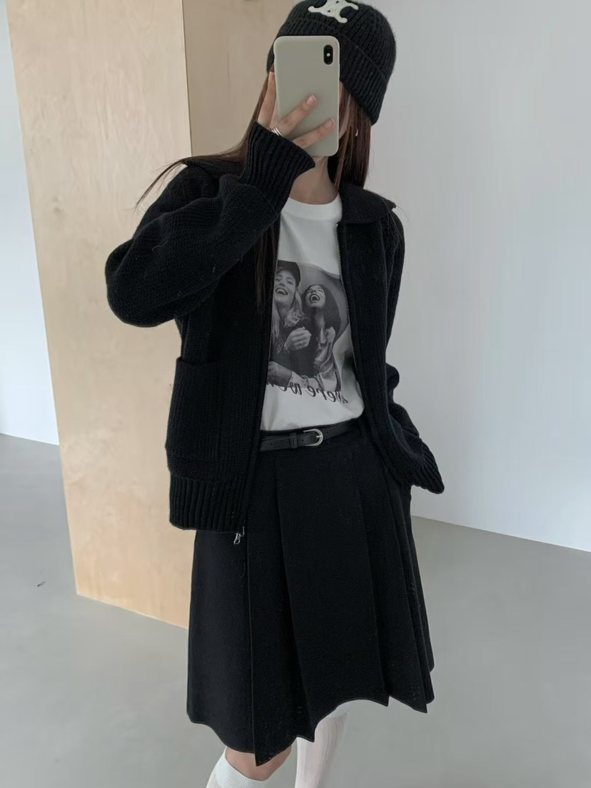 ANOU韓國直郵㊣女士新款25秋冬人氣時尚職業真品推薦熱賣毛衣ANOU毛衣