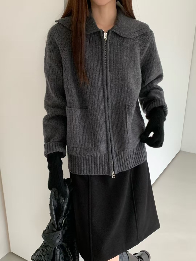ANOU韓國直郵㊣女士新款25秋冬人氣時尚職業真品推薦熱賣毛衣ANOU毛衣