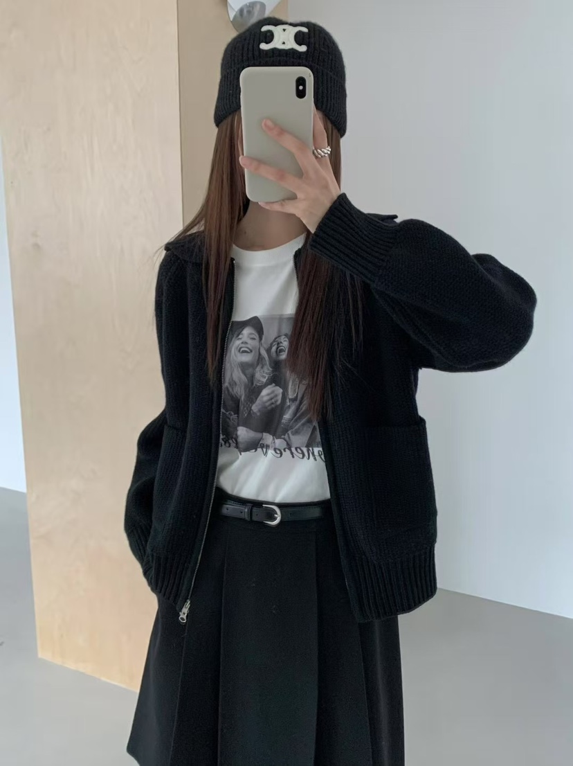 ANOU韓國直郵㊣女士新款25秋冬人氣時尚職業真品推薦熱賣毛衣ANOU毛衣