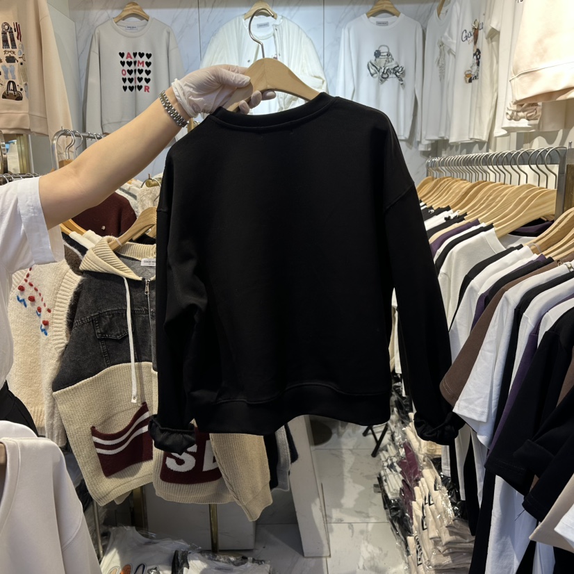 COCO HOLIC東大門㊣直郵女士新款推薦職業時尚25秋冬衛衣兜帽COCO HOLIC衛衣