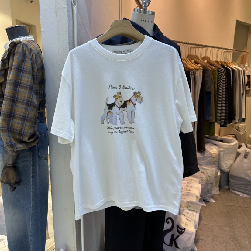 AND FLOYD東大門㊣實拍女裝新品時尚真品推薦職業25秋冬T恤stunning and FloydT恤