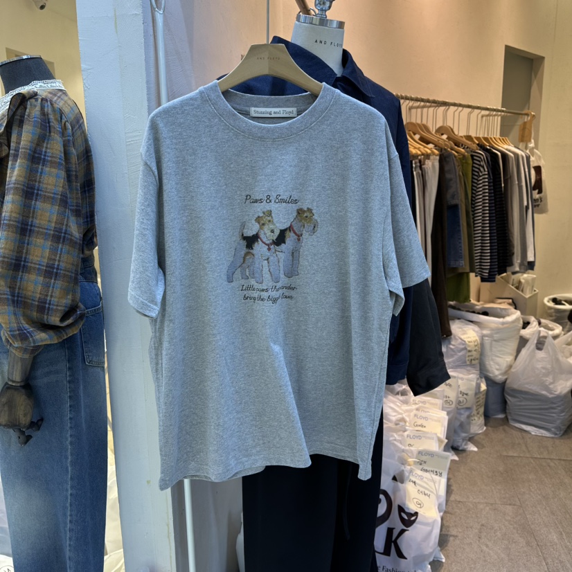AND FLOYD東大門㊣實拍女裝新品時尚真品推薦職業25秋冬T恤stunning and FloydT恤圖色2