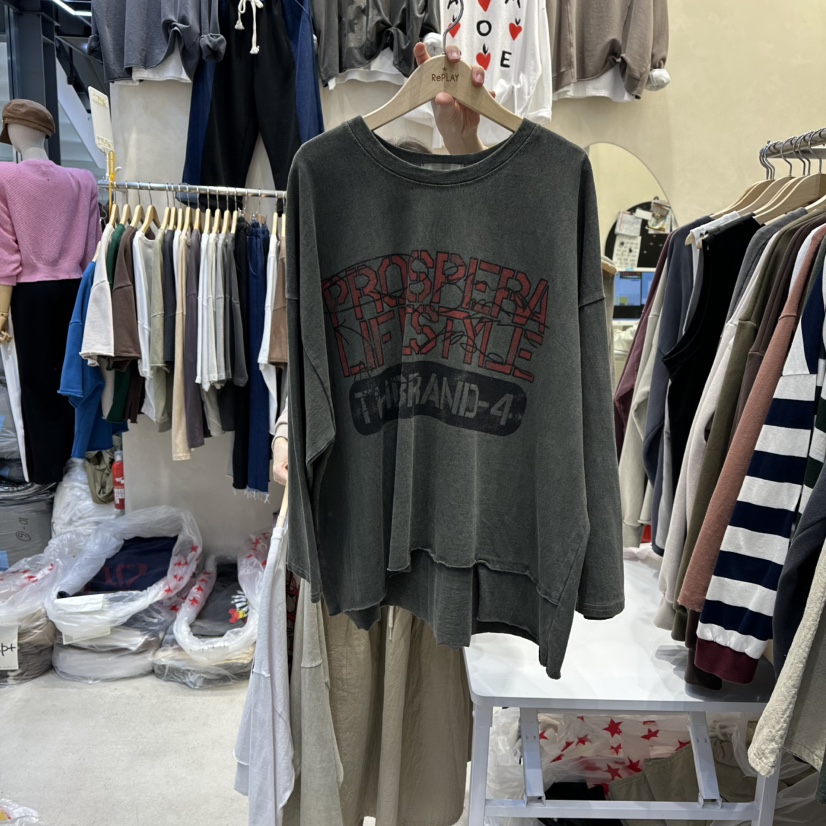 REPLAY韓國代購㊣女士新款人氣熱賣真品時尚25秋冬休閑長袖T恤REPLAY長袖T恤圖色3