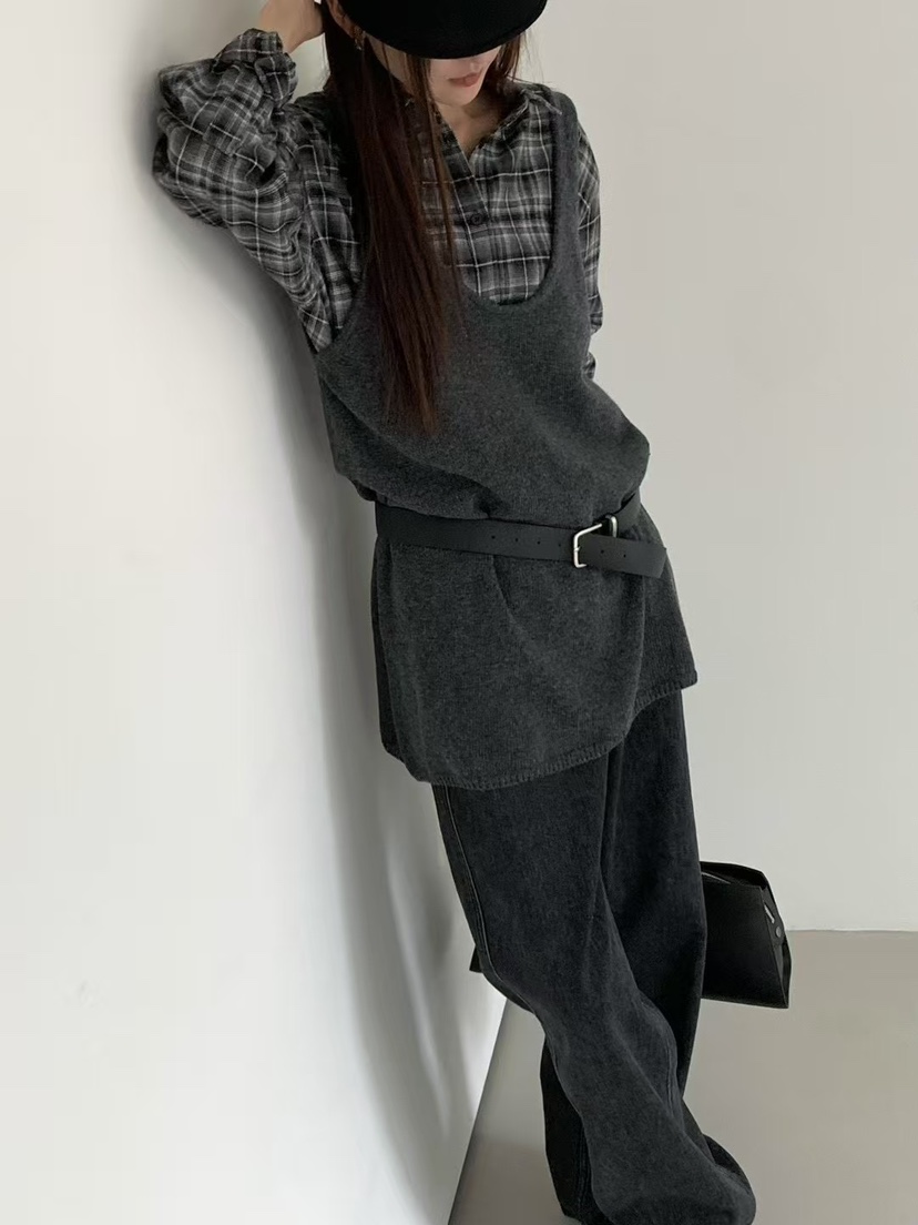 ANOU韓國直郵㊣女裝新款熱賣25秋冬人氣真品職業休閑休閑褲ANOU休閑褲