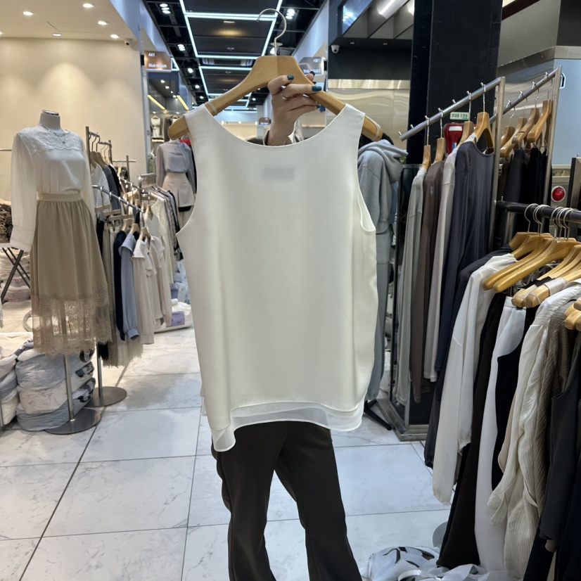 SANS韓國代購㊣女裝新款時尚真品職業25秋冬人氣推薦吊帶背心SANS吊帶/背心