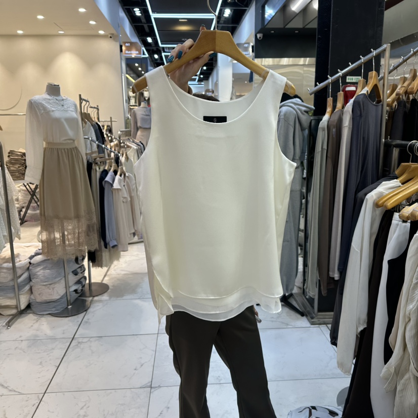 SANS韓國代購㊣女裝新款時尚真品職業25秋冬人氣推薦吊帶背心SANS吊帶/背心
