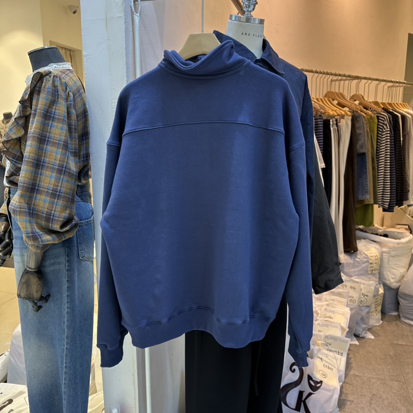 AND FLOYD東大門㊣代購女裝新款真品25秋冬推薦熱賣衛衣拉鏈stunning and Floyd衛衣