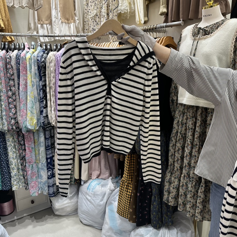 BIKINI韓國直郵㊣女裝新款人氣熱賣真品休閑時尚推薦針織衫BIKINI針織衫