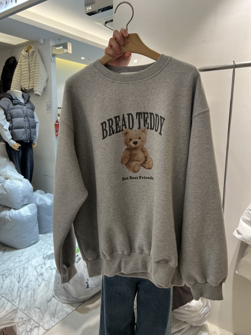 FF東大門㊣代購女裝新品時尚25秋冬真品職業熱賣推薦人氣衛衣FF/SUNDAY衛衣圖色3