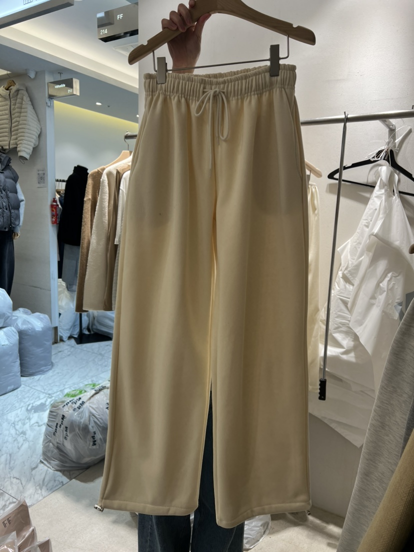 FF韓國直郵㊣女裝新品休閑人氣推薦25秋冬熱賣休閑褲加絨羊毛FF/SUNDAY休閑褲