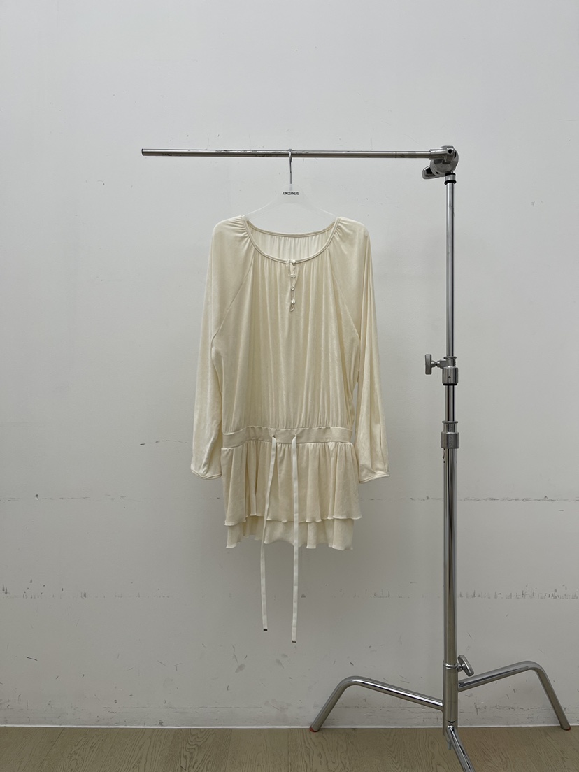 ATMOSPHERE東大門㊣直郵女士新品推薦職業真品連衣裙天鵝絨ATMOSPHERE/BLING連衣裙