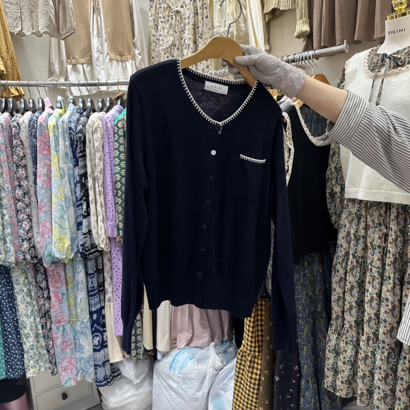 BIKINI東大門㊣代購女裝新品職業熱賣休閑真品時尚25秋冬針織衫BIKINI針織衫圖色5