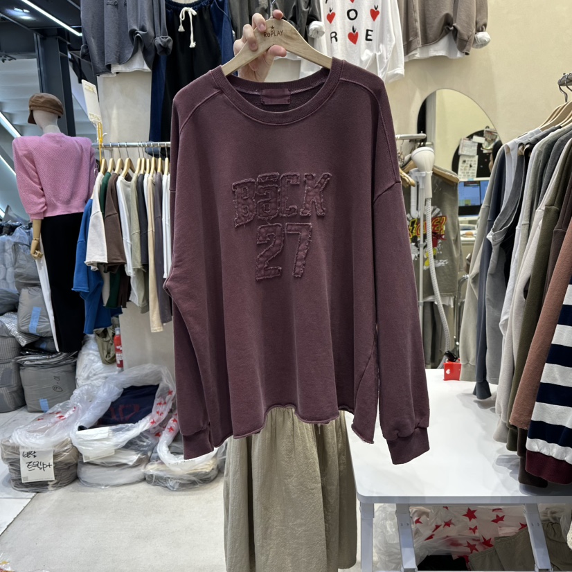 REPLAY東大門㊣實拍女裝新品休閑真品熱賣職業25秋冬時尚衛衣REPLAY衛衣圖色2