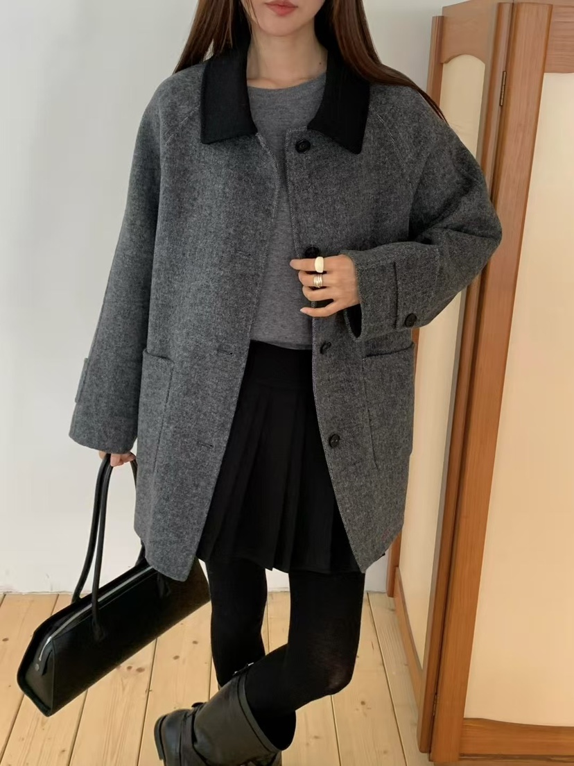 ANOU東大門㊣代購女士新款休閑時尚熱賣職業真品中長款大衣ANOU中長款大衣
