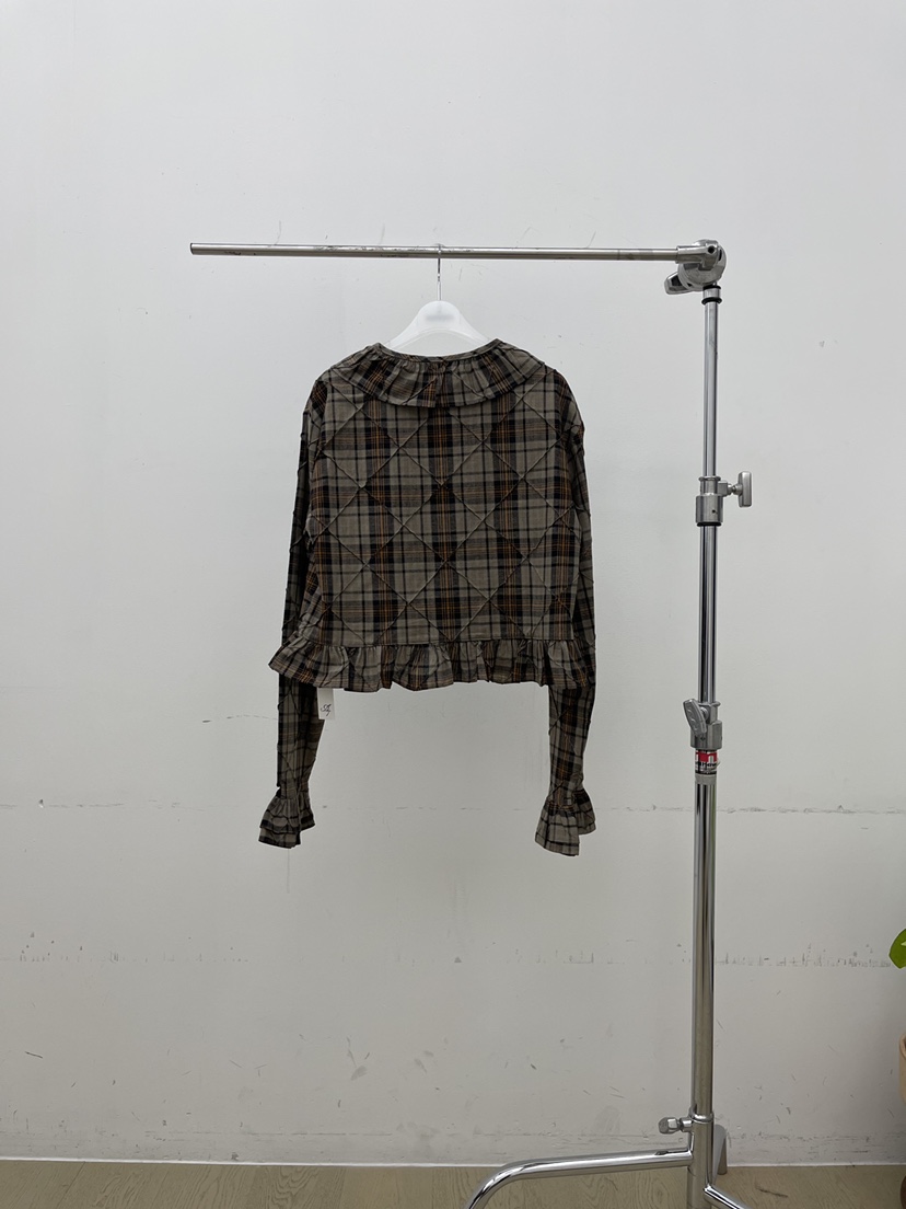 ATMOSPHERE韓國直郵㊣女裝新品真品時尚推薦襯衫蕾絲衫格紋ATMOSPHERE/BLING襯衫/蕾絲衫