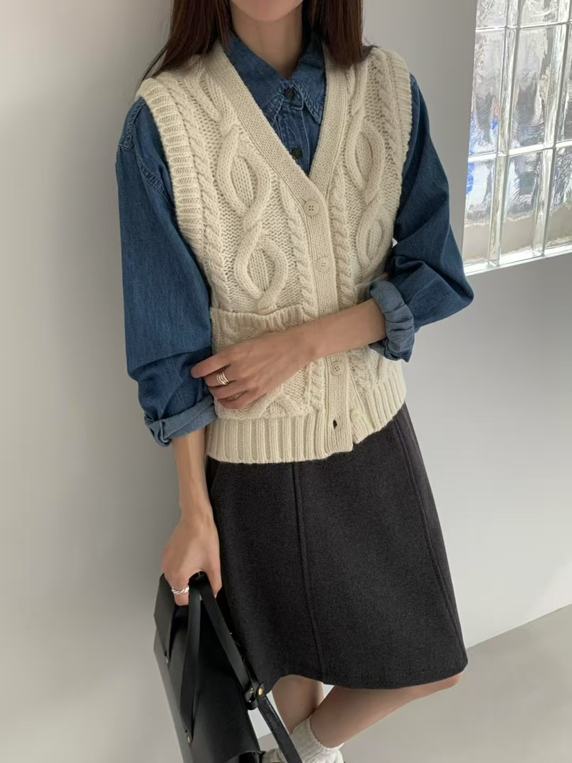 ANOU東大門㊣代購女裝新款熱賣推薦25秋冬真品職業休閑馬甲ANOU馬甲