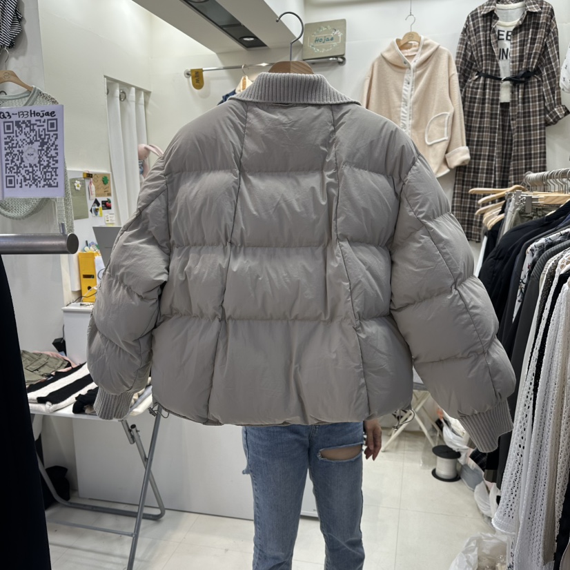 HOJAE東大門㊣代購女士新款休閑時尚人氣推薦短款羽絨服填充MID-LEVEL JUMP短款羽絨服