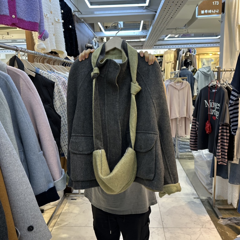 DREAM GIRIS東大門㊣直郵女裝新款25秋冬夾克手工含包套裝DREAM GIRIS夾克圖色4