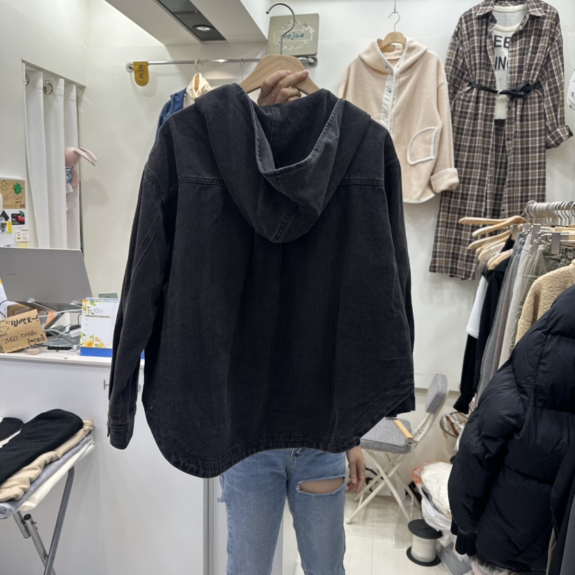 HOJAE東大門㊣實拍女士新品真品職業熱賣休閑夾克不含內搭連帽MID-LEVEL JUMP夾克