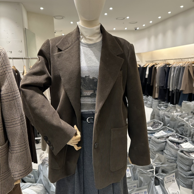 BLUEI-D東大門㊣代購女士新品時尚熱賣職業人氣休閑推薦夾克Blue i-d夾克