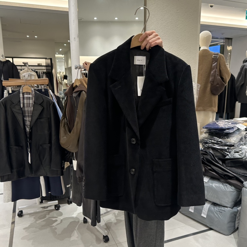 BLUEI-D東大門㊣代購女士新品時尚熱賣職業人氣休閑推薦夾克Blue i-d夾克圖色2