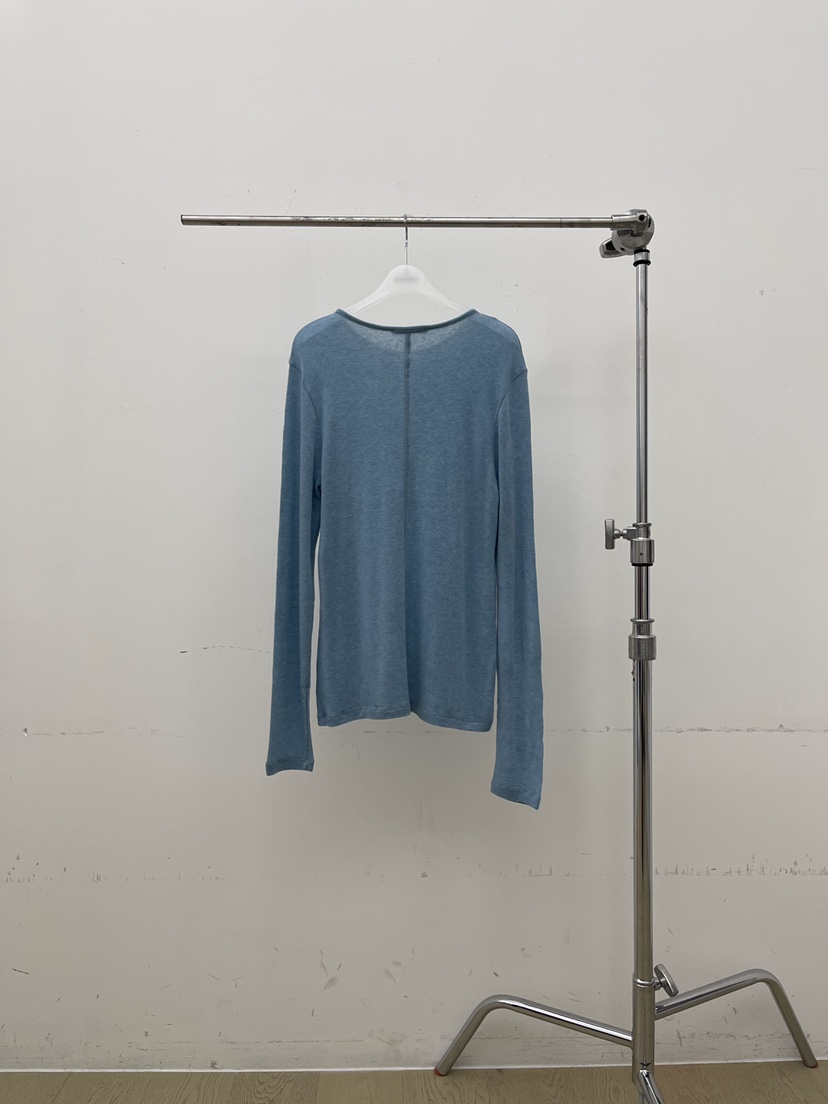ATMOSPHERE東大門㊣實拍女裝新款25秋冬真品長袖T恤羊毛絲綢ATMOSPHERE/BLING長袖T恤