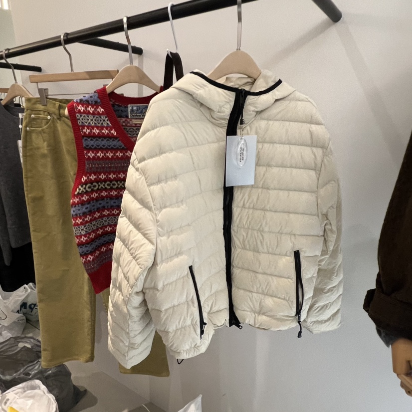 PLATE韓國直郵㊣女士新品熱賣人氣時尚職業短款羽絨服填充鴨絨PLATE短款羽絨服圖色2