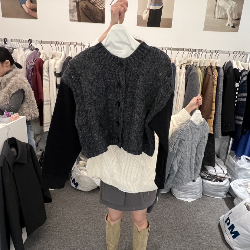 SALONDEMAG韓國直郵㊣女士新款推薦人氣真品休閑時尚25秋冬毛衣SALONDEMAG毛衣