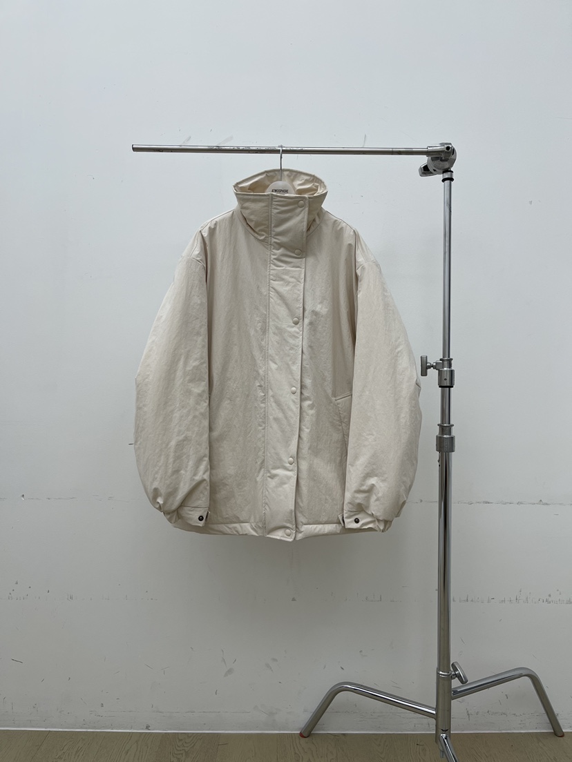 ATMOSPHERE東大門㊣直郵女裝新款時尚25秋冬推薦短款棉服填充ATMOSPHERE/BLING短款棉服