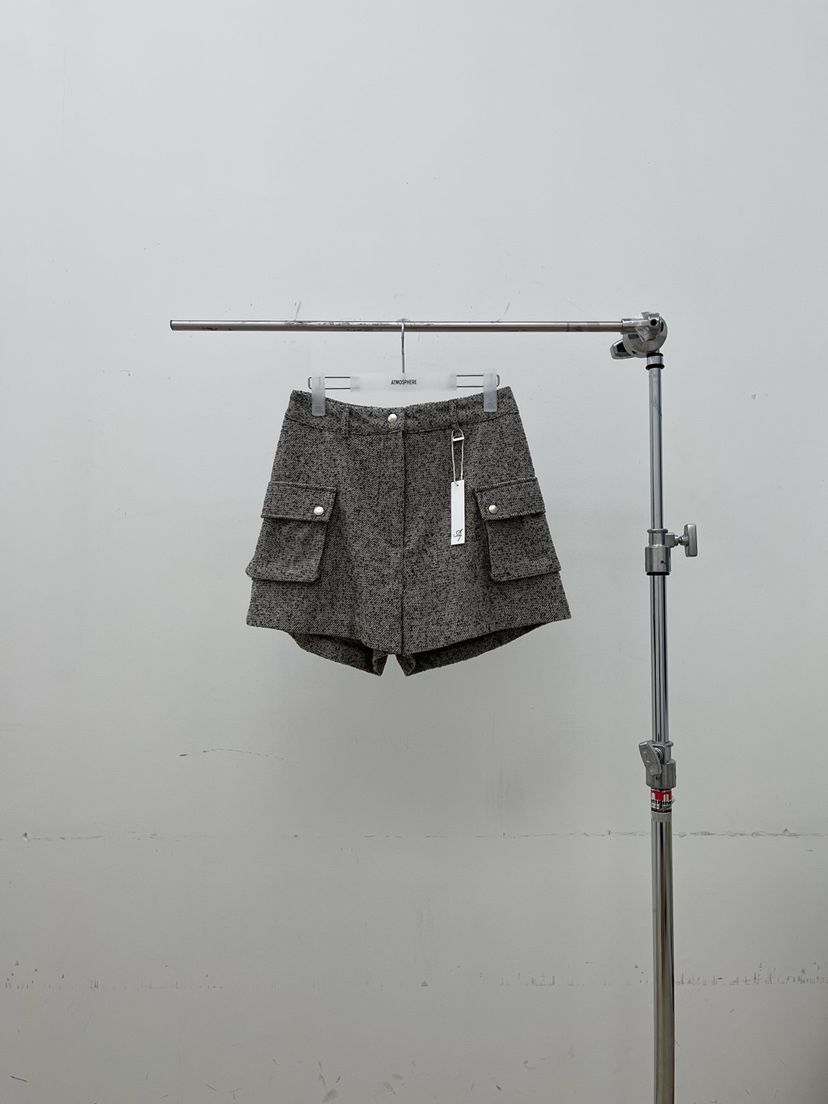 ATMOSPHERE東大門㊣直郵女士新品真品休閑25秋冬推薦人氣短褲ATMOSPHERE/BLING短褲