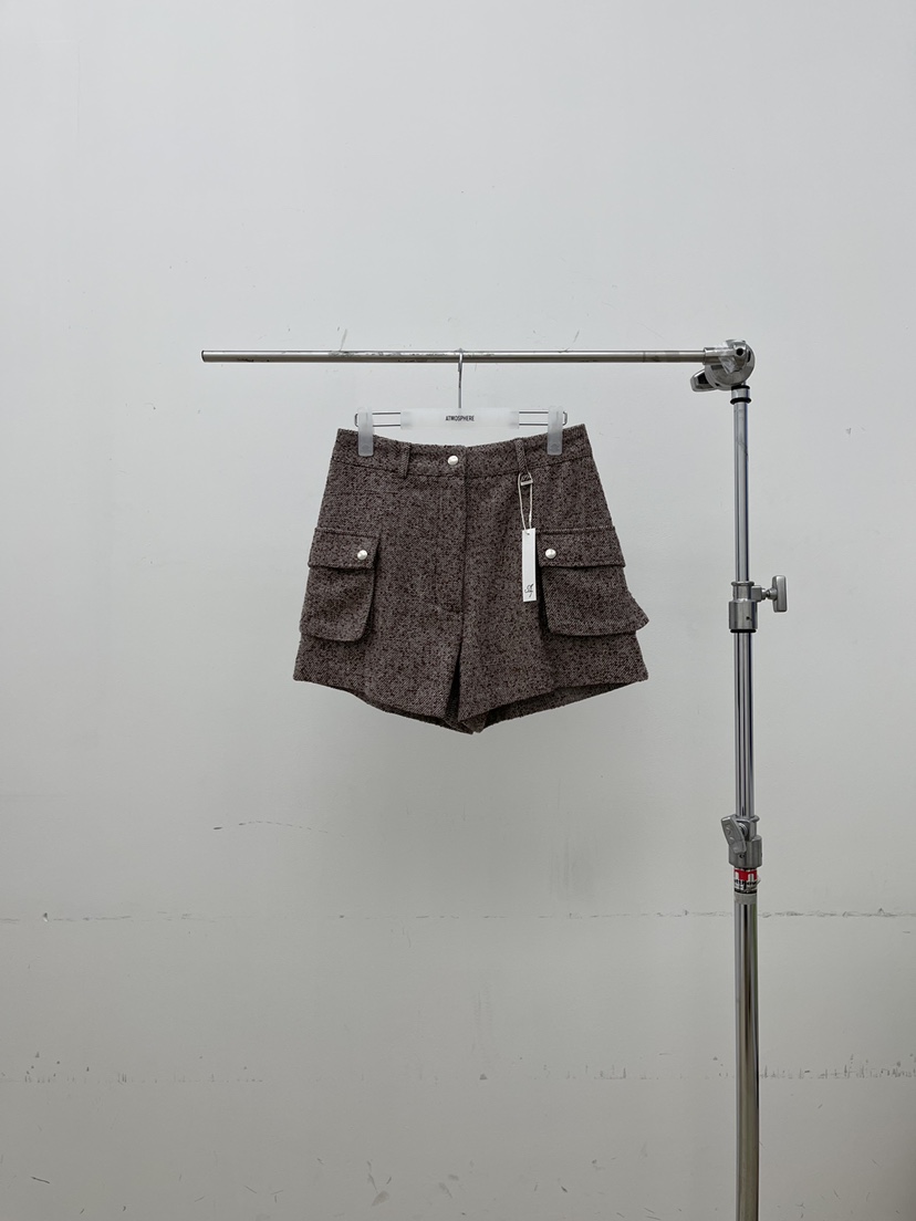 ATMOSPHERE東大門㊣直郵女士新品真品休閑25秋冬推薦人氣短褲ATMOSPHERE/BLING短褲圖色2