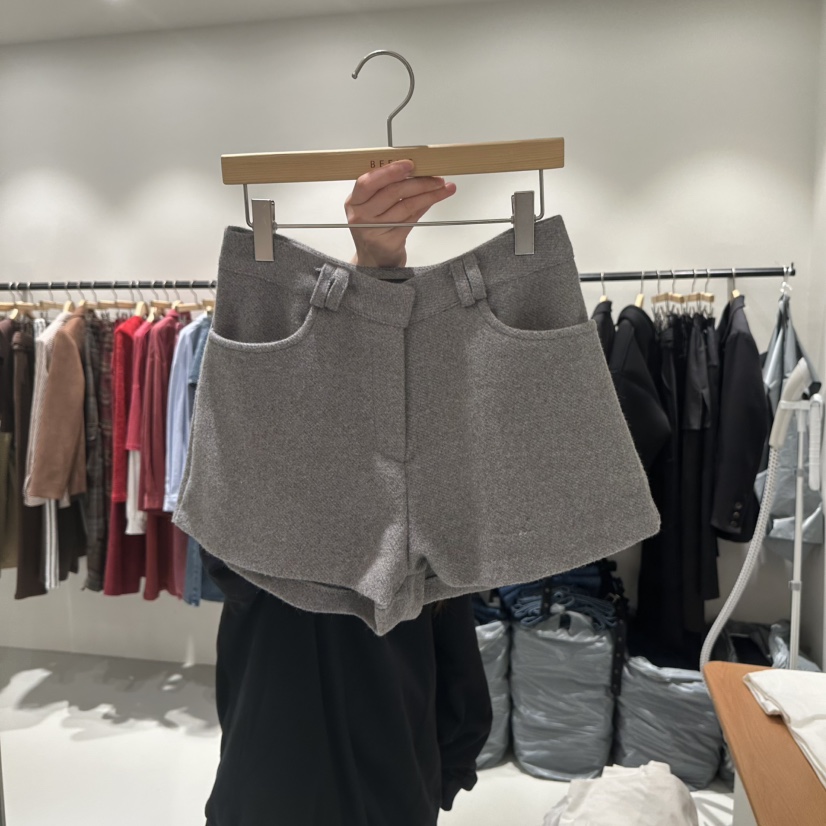 BEENS韓國直郵㊣女士新品25秋冬人氣時尚真品職業熱賣休閑短褲BEENS短褲