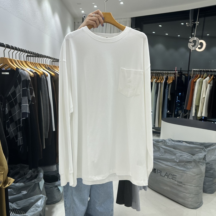 TREND SELLER/G東大門㊣代購女裝新品熱賣人氣真品長袖T恤G/TREND SELLER長袖T恤