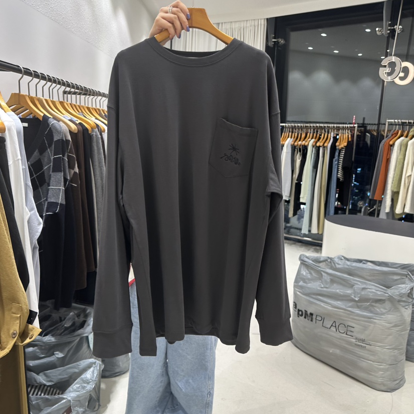 TREND SELLER/G東大門㊣代購女裝新品熱賣人氣真品長袖T恤G/TREND SELLER長袖T恤圖色2