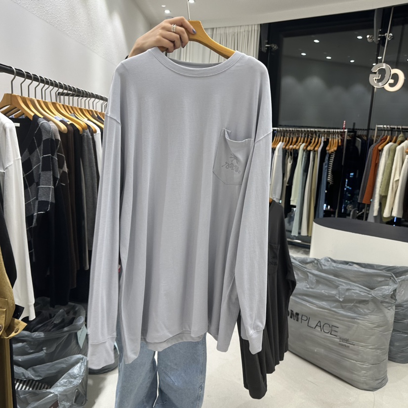 TREND SELLER/G東大門㊣代購女裝新品熱賣人氣真品長袖T恤G/TREND SELLER長袖T恤圖色3