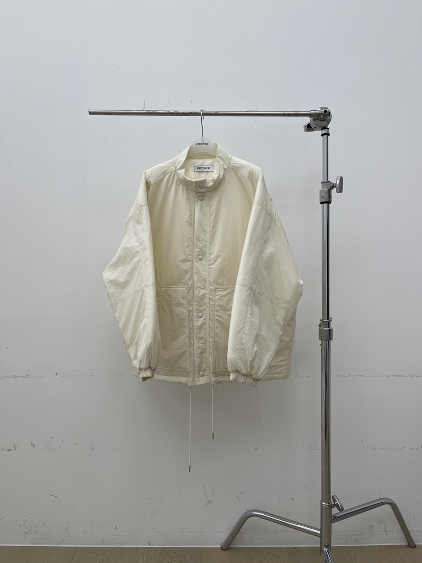 ATMOSPHERE韓國代購㊣女裝新品休閑25秋冬時尚人氣短款棉服ATMOSPHERE/BLING短款棉服