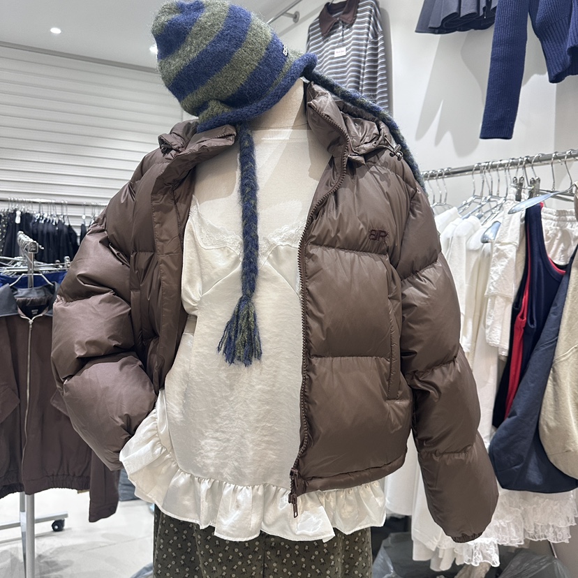 BRICKLANE東大門㊣實拍女士新品人氣職業時尚休閑短款羽絨服BRICKLANE短款羽絨服圖色2