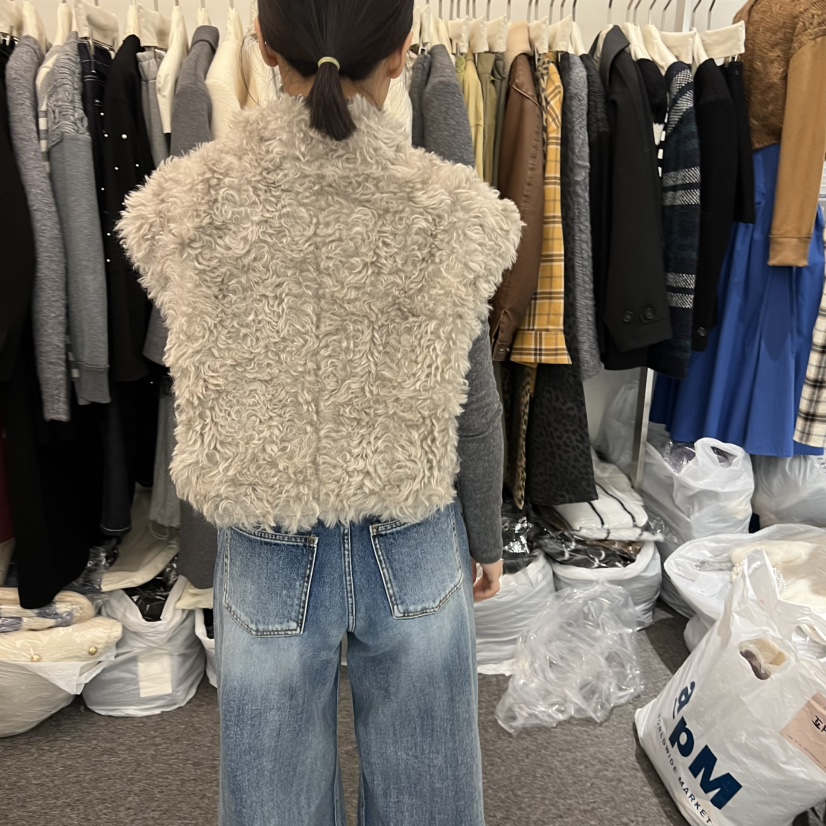 SALONDEMAG東大門㊣直郵女士新款真品休閑馬甲不含內搭毛皮SALONDEMAG馬甲